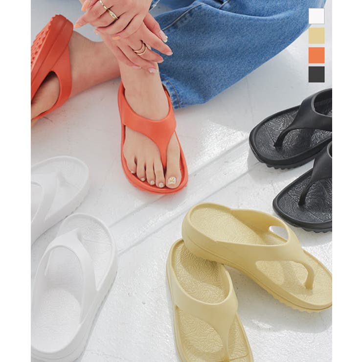 フリップフロップ厚底ビーチサンダル［I2629］ | KOBE LETTUCE | 詳細画像1 