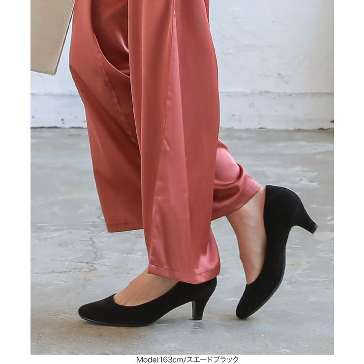 赤色 さん　HILLS AVENUE スパンコール　ラウンドトゥパンプス ラウンドトゥエナメルパンプス PUMPS ベージュ・レッド・赤