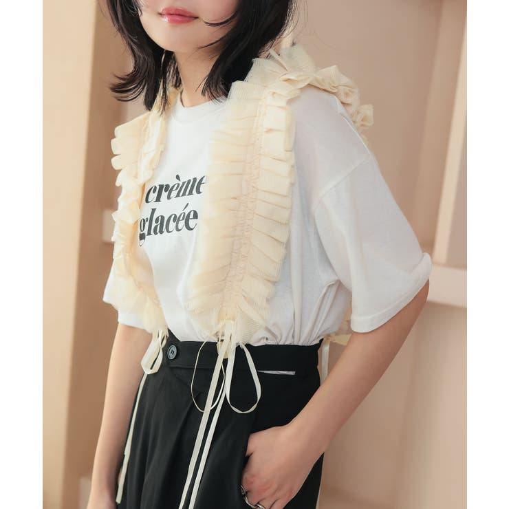 チュールショルダーサスペンダー［J1145］[品番：KO000014349