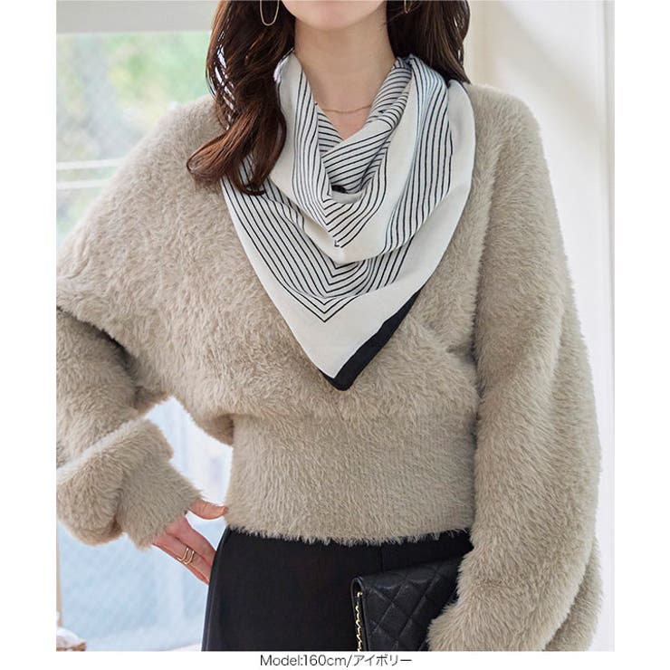 大判ウールタッチスカーフ［J1201］ スカーフ 大判 | KOBE LETTUCE | 詳細画像3 