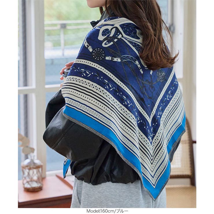 大判ウールタッチスカーフ［J1201］ スカーフ 大判 | KOBE LETTUCE | 詳細画像7 