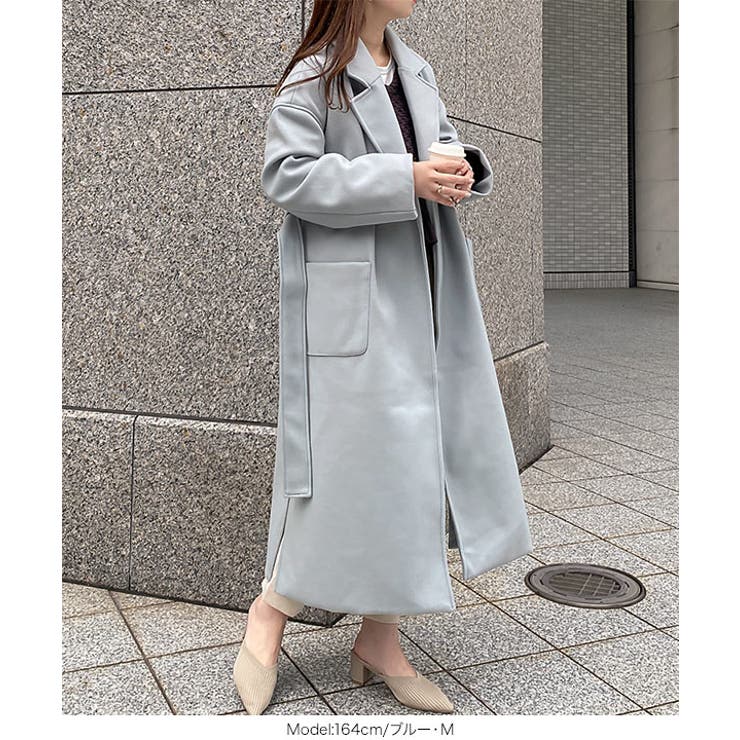 ガウンコート［K1056］秋 冬 | KOBE LETTUCE | 詳細画像14 