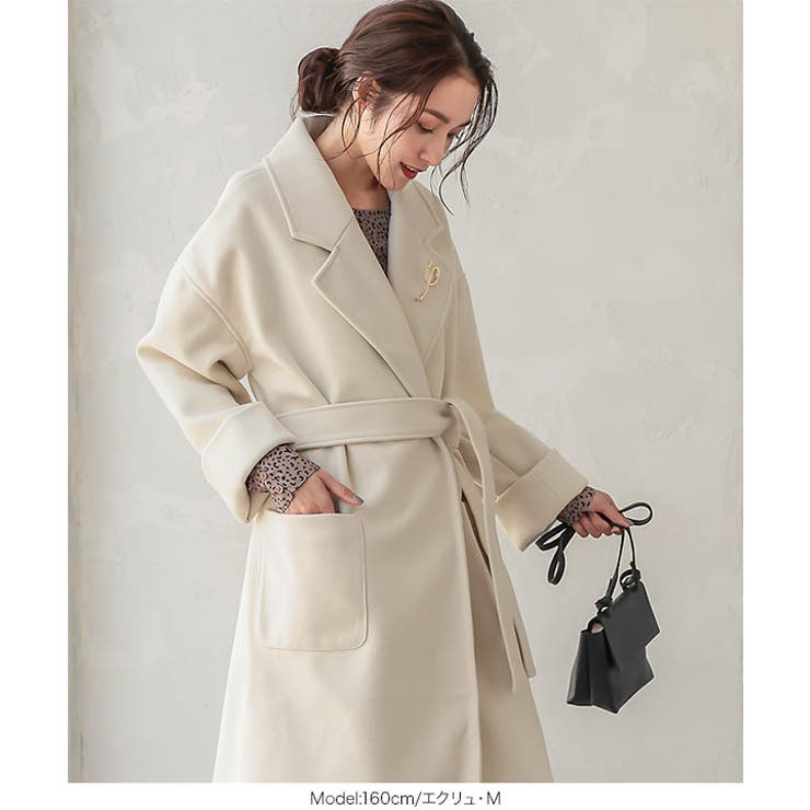 ガウンコート［K1056］秋 冬 | KOBE LETTUCE | 詳細画像7 