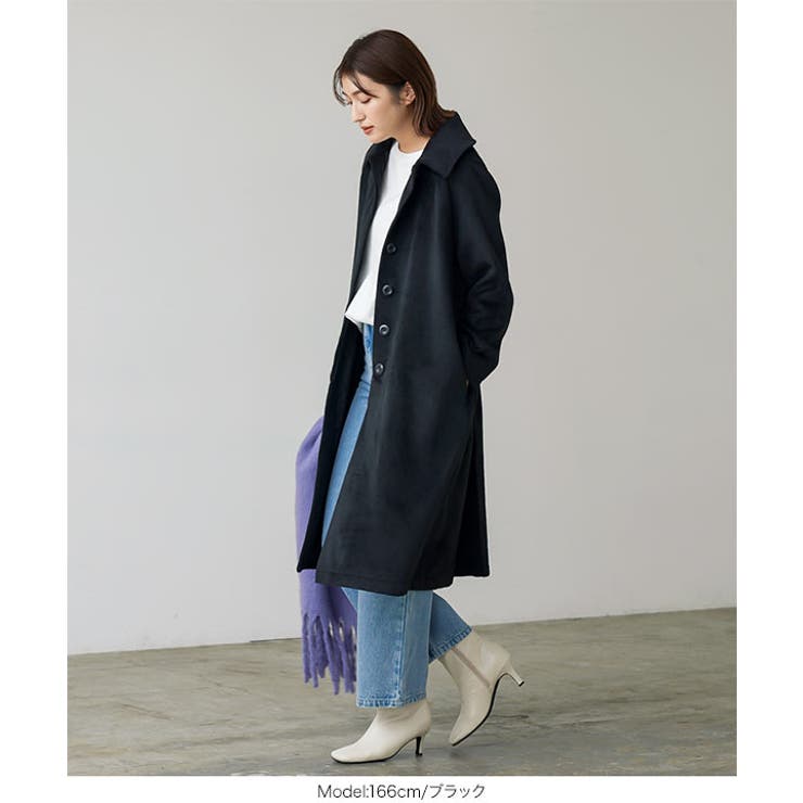 バックステンカラーコート［K1101］[品番：KO000013301]｜KOBE