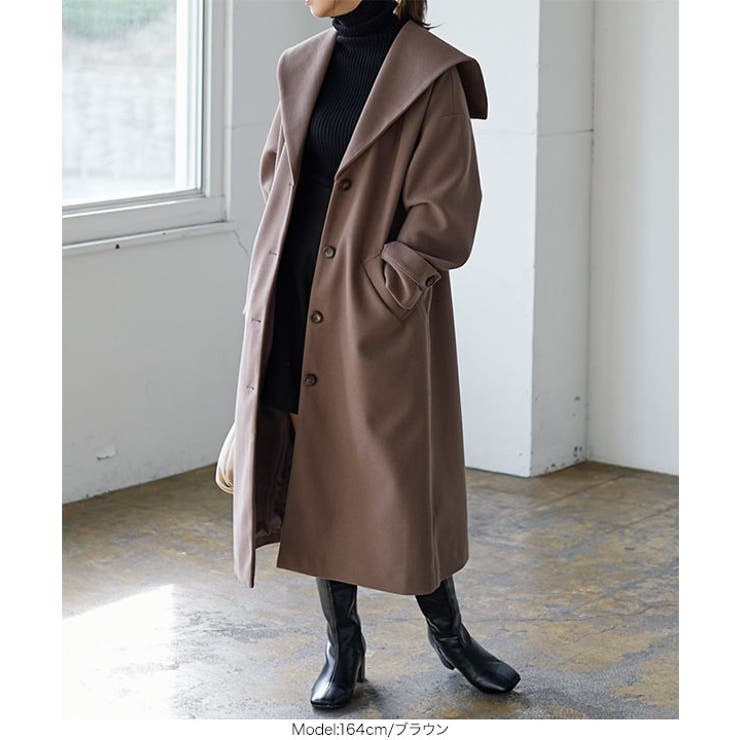 セーラーカラーロングコート［K1133］[品番：KO000013314]｜KOBE