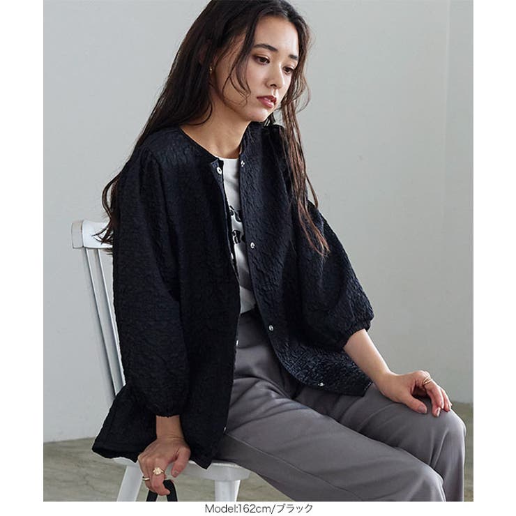 ジャガードバルーンスリーブブルゾン                       … | KOBE LETTUCE | 詳細画像9 