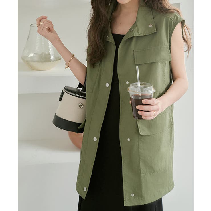 ナイロンミリタリーベスト［K1203］[品番：KO000013601]｜KOBE LETTUCE