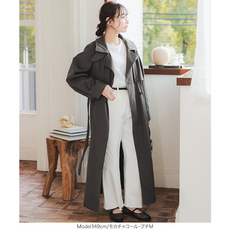 プチレタス ] ロングトレンチコート［K1288］[品番：KO000014280