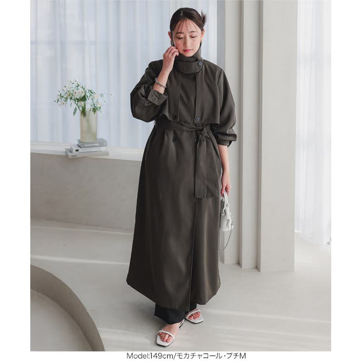 プチレタス ] ロングトレンチコート［K1288］[品番：KO000014280