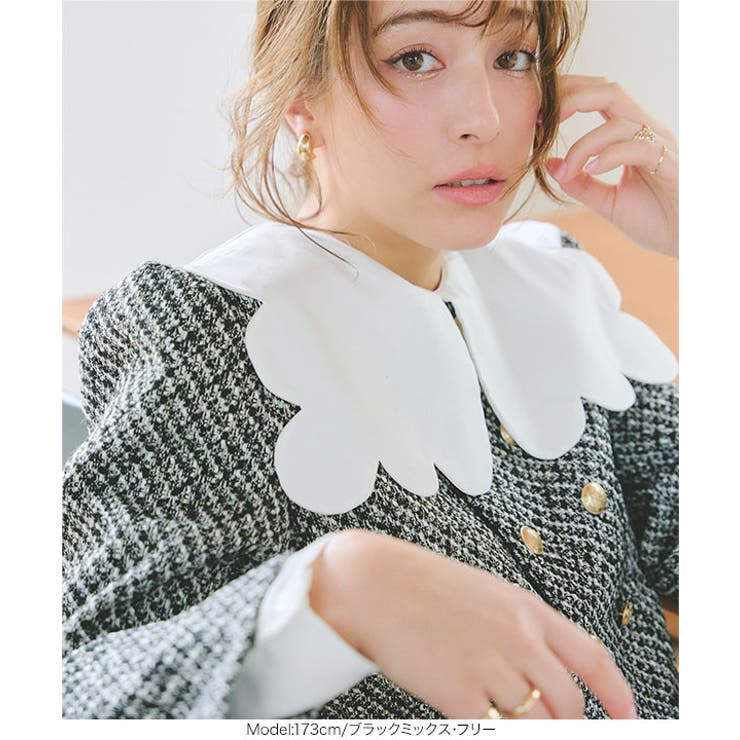 ダブルボタンツイードジャケット［K1293］ | KOBE LETTUCE | 詳細画像3 