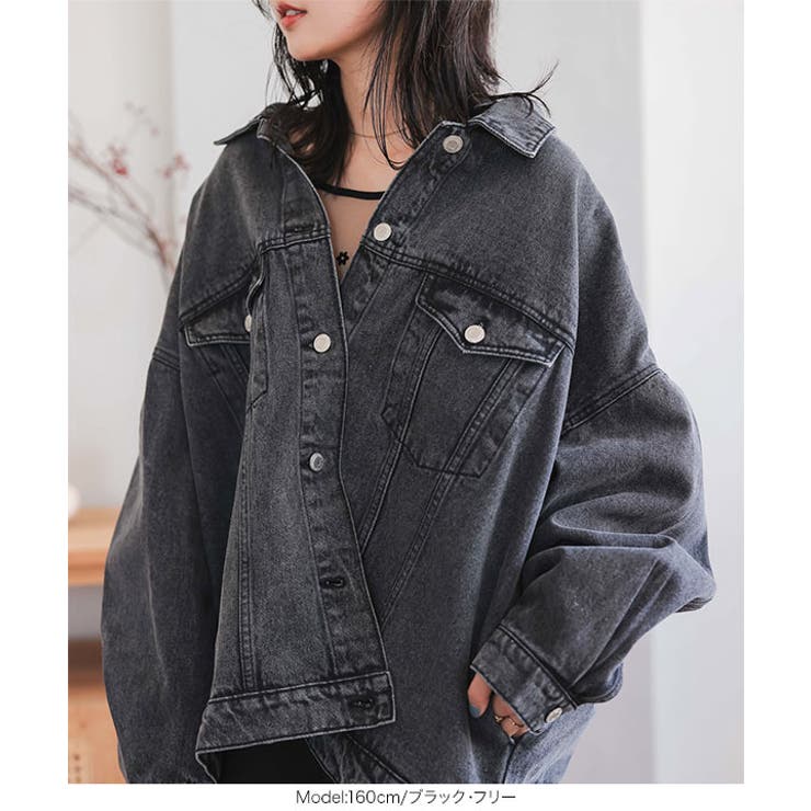ビッグシルエットデニムジャケット［K1321］ | KOBE LETTUCE | 詳細画像2 
