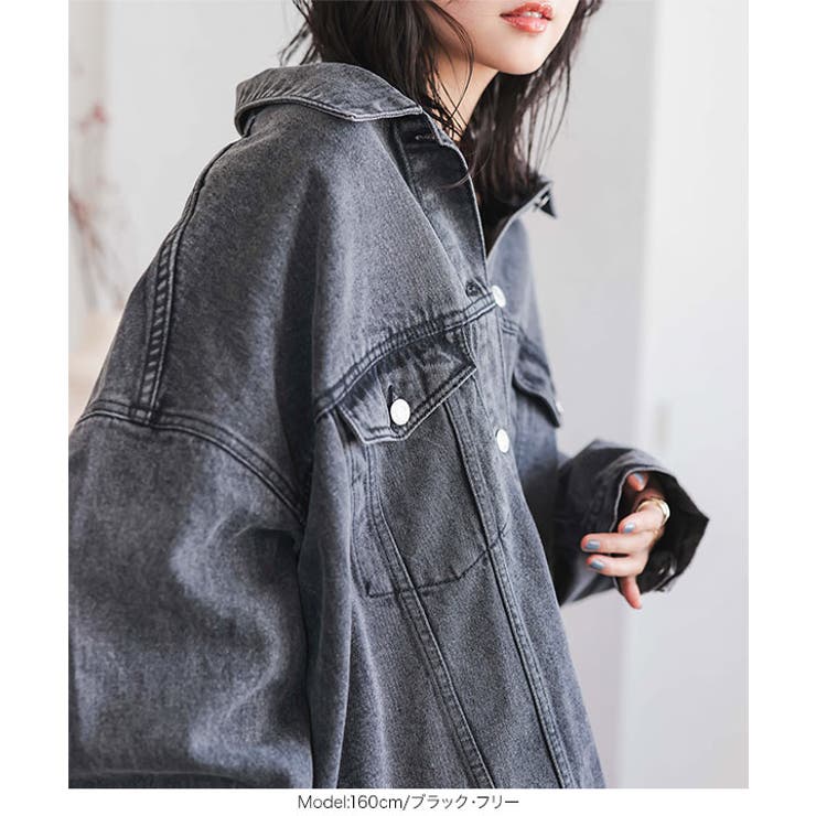 ビッグシルエットデニムジャケット［K1321］ | KOBE LETTUCE | 詳細画像3 