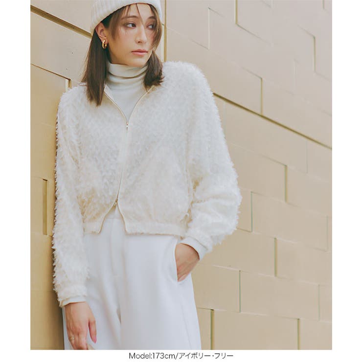 ボリュームスリーブシアーフェザーブルゾン［K1322］ | KOBE LETTUCE | 詳細画像3 