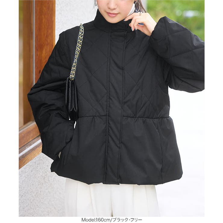 キルティングペプラムアウター アウター レディース | KOBE LETTUCE | 詳細画像7 