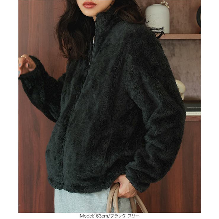 ファーフリースジップアップジャケット［K1382］ ファー フリース | KOBE LETTUCE | 詳細画像14 