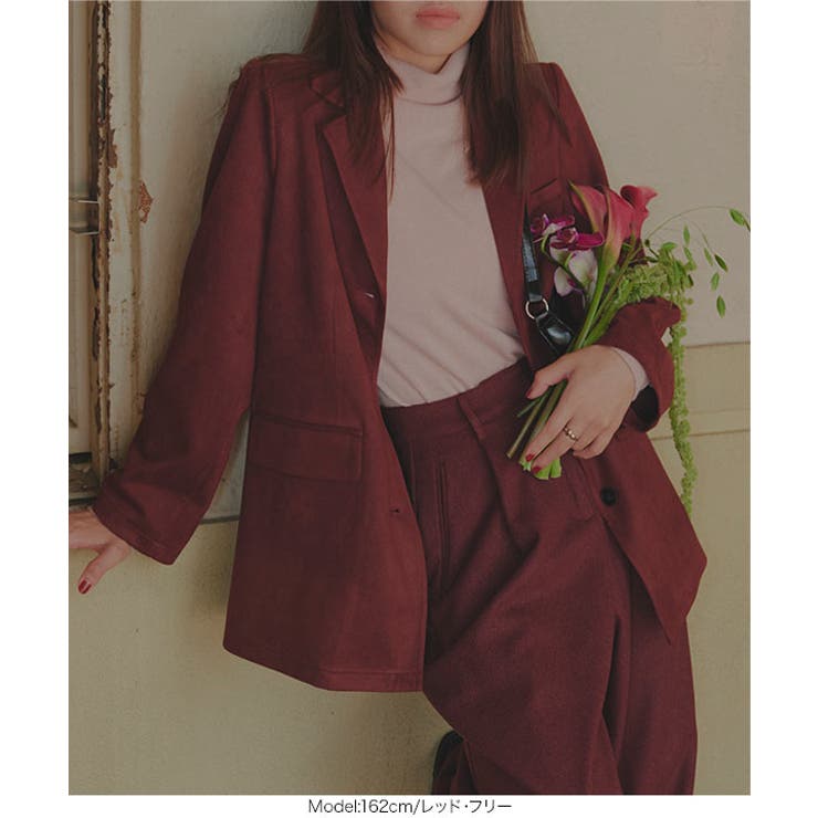 フェイクスエードジャケット［K1399］ スエード ジャケット | KOBE LETTUCE | 詳細画像9 