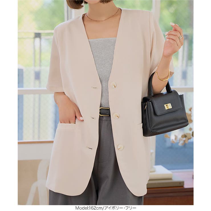 半袖エアリージャケット［K1405］ | KOBE LETTUCE | 詳細画像8 