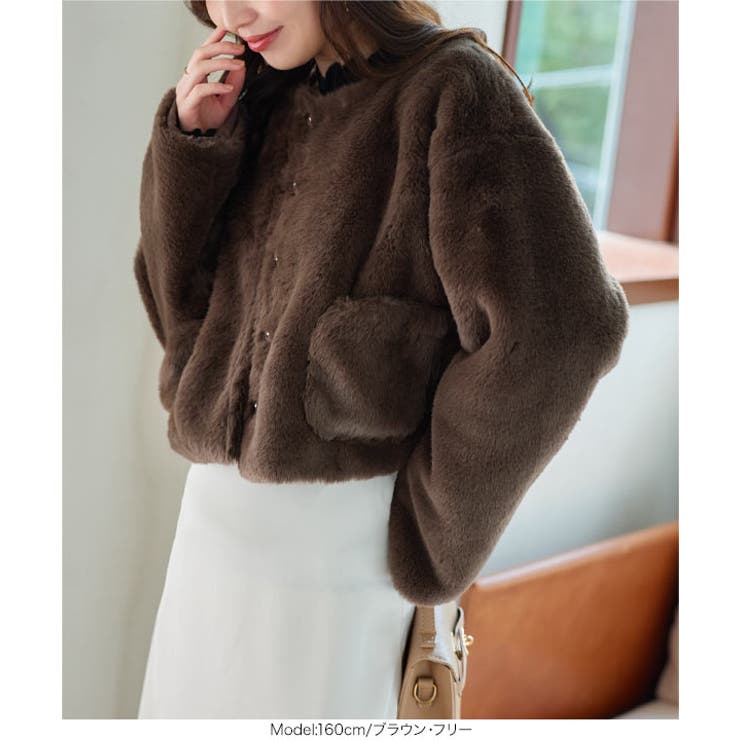 ボリューミーエコファーコート ボリューミー エコファーコート | KOBE LETTUCE | 詳細画像7 