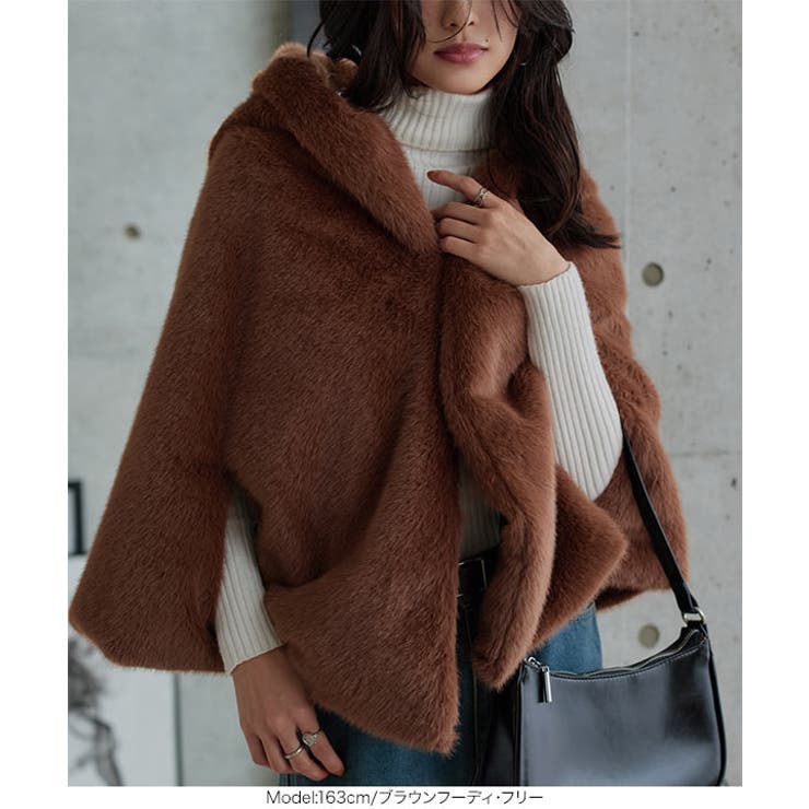 ファーケープマント ファーケープマント レディース[品番：KO000015734