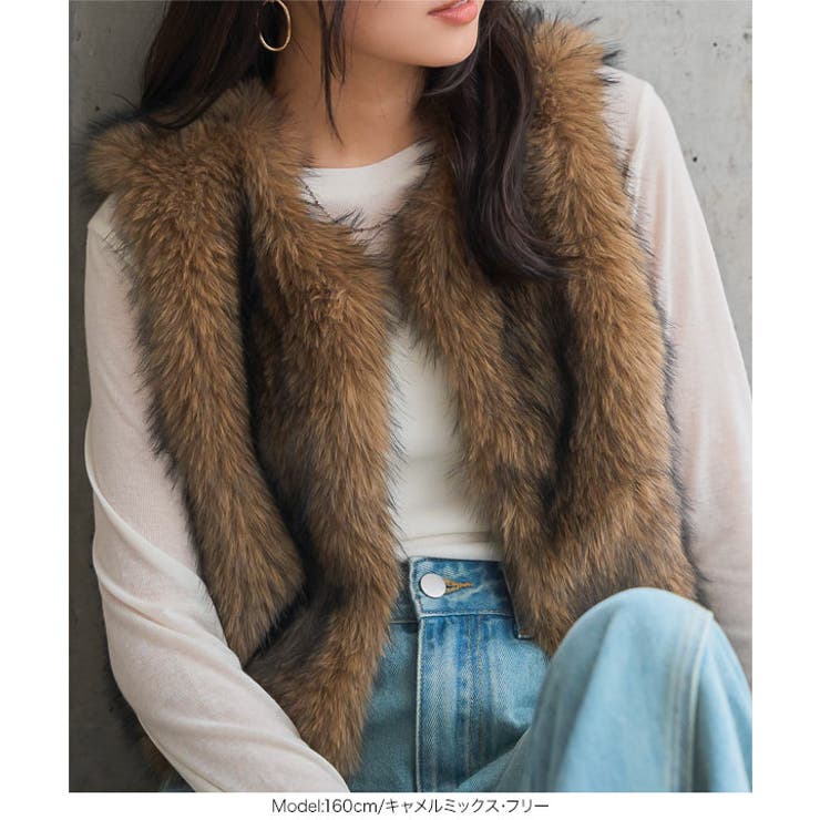 クロップドファージレベスト クロップド ファー | KOBE LETTUCE | 詳細画像3 