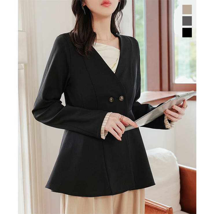 ペプラムジャケット［K1426］ | KOBE LETTUCE | 詳細画像1 