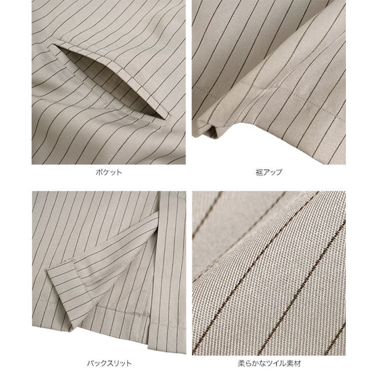 ストライプ柄テーラードジャケット［K1432］ テーラードジャケット ストライプ | KOBE LETTUCE | 詳細画像11 