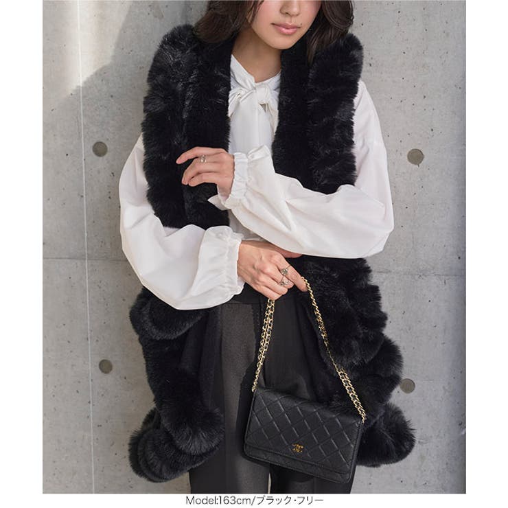 フェイクファーケープコート［K1434］ フェイクファー ケープコート | KOBE LETTUCE | 詳細画像11 