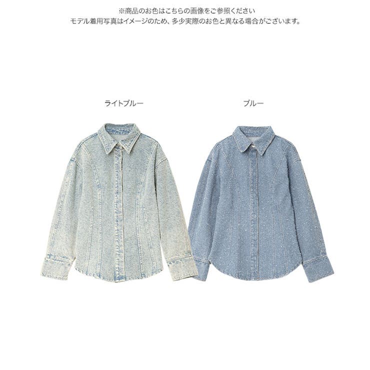 ブークレーデニムシャツジャケット［K1438］ デニムシャツ ジャケット | KOBE LETTUCE | 詳細画像11 