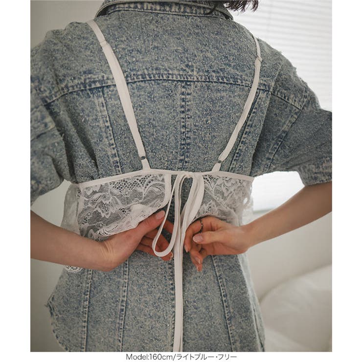 ブークレーデニムシャツジャケット［K1438］ デニムシャツ ジャケット | KOBE LETTUCE | 詳細画像9 