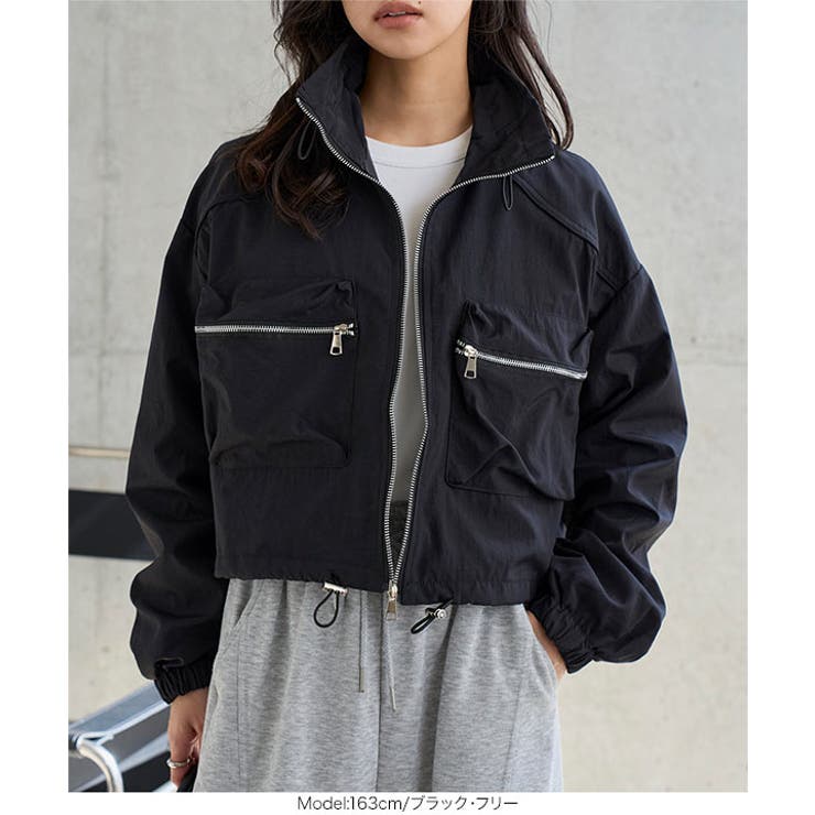 デザインポケットシャーリングスリーブブルゾン［K1442］ ブルゾン ジャケット | KOBE LETTUCE | 詳細画像2 