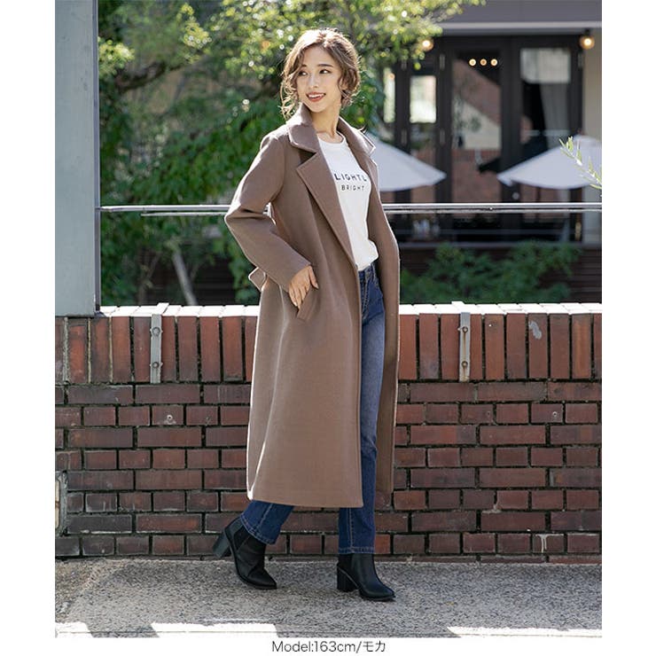 リベイロ　コート RESEXXY（リゼクシー）の「ナローベルトチェスターコート（チェスター