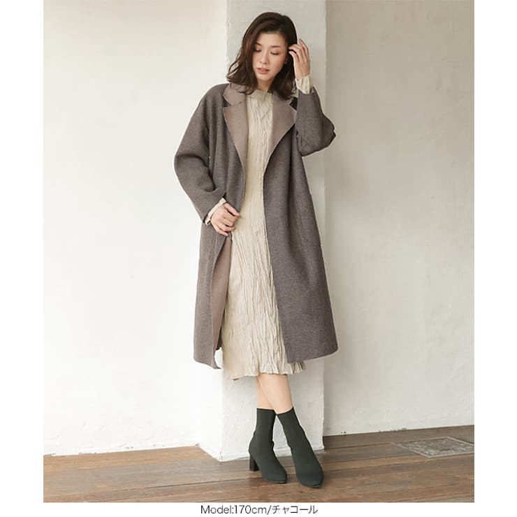 ダンボールニットコート［K865］[品番：KO000013249]｜KOBE LETTUCE