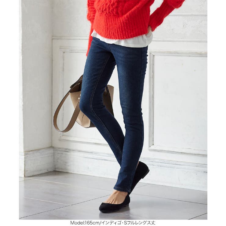 あったかく、美脚も叶える裏起毛デニム 裏起毛 デニム | KOBE LETTUCE | 詳細画像20 