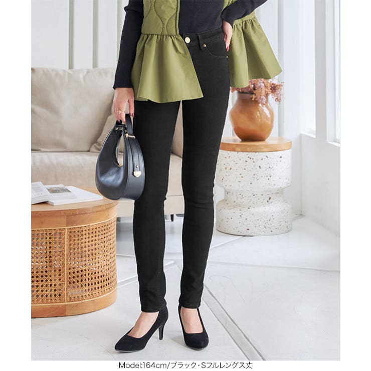 あったかく、美脚も叶える裏起毛デニム 裏起毛 デニム | KOBE LETTUCE | 詳細画像29 