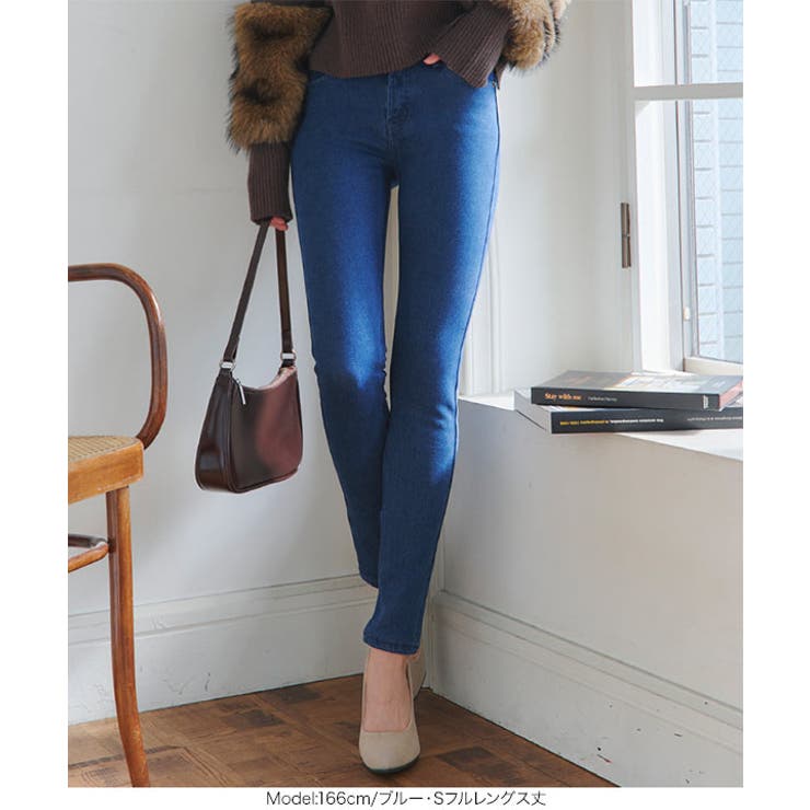 あったかく、美脚も叶える裏起毛デニム 裏起毛 デニム | KOBE LETTUCE | 詳細画像15 