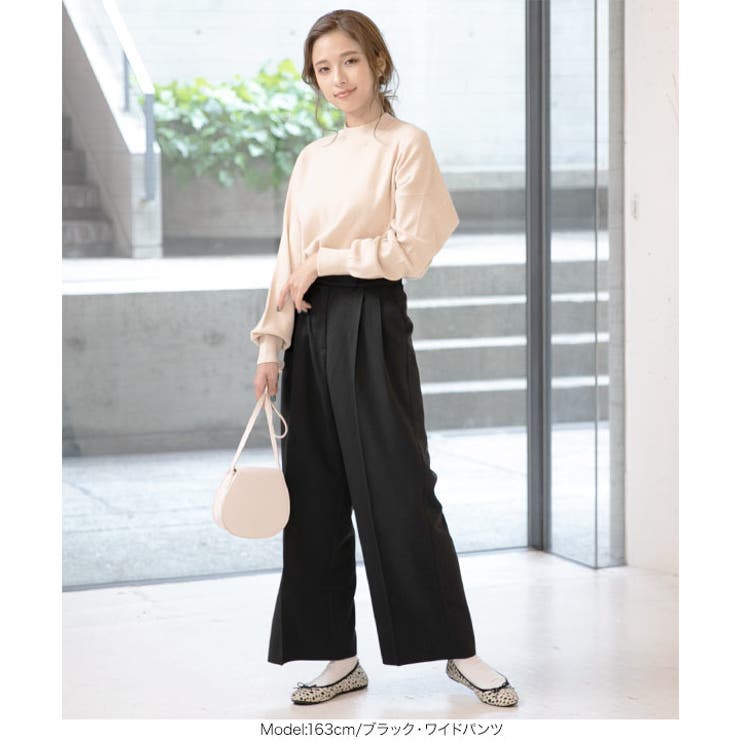 ワイドパンツ キュロット選べるスーツパンツ レディース[品番