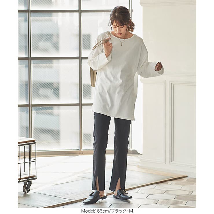 フロントスリットウエストゴムレギンスパンツ [M3044] レディース | KOBE LETTUCE | 詳細画像12 