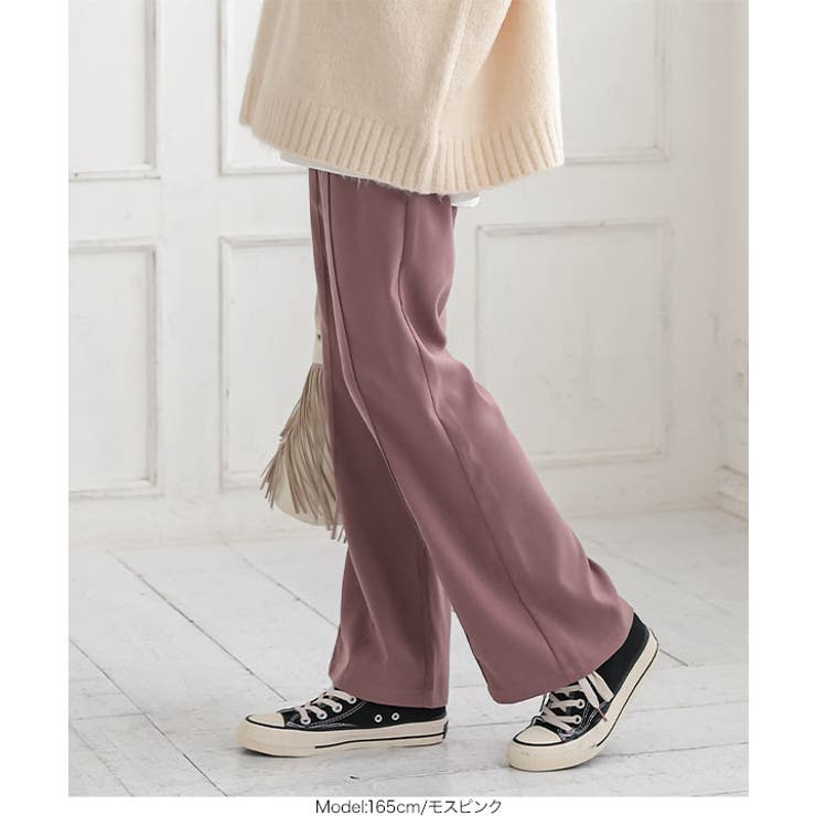 フェイクスエードセミフレアパンツ [M3099] レディース | KOBE LETTUCE | 詳細画像8 