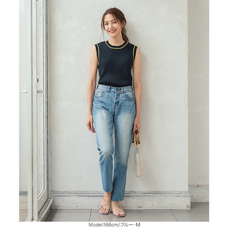 テーパードデニムパンツ レディース ボトムス | KOBE LETTUCE | 詳細画像8 