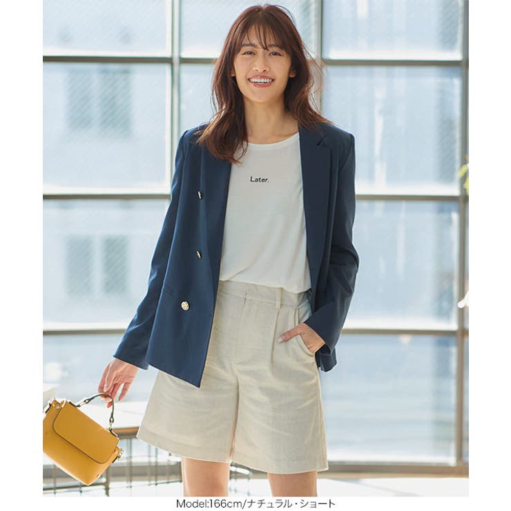 選べる2丈のリネンブレンドバックゴムパンツ [M3228] レディース | KOBE LETTUCE | 詳細画像6 