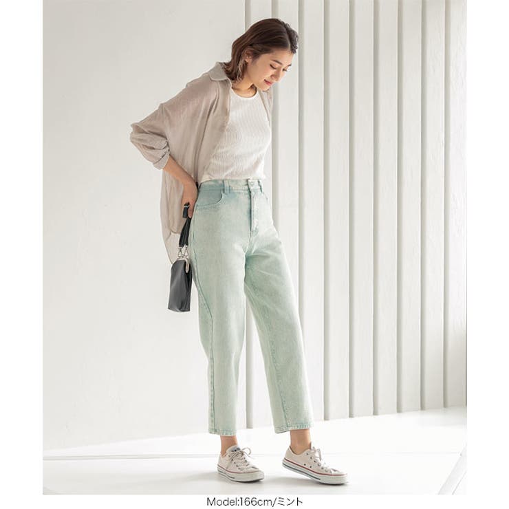 ゆるシルエットペグトップパンツ [M3246] レディース[品番：KO000012140]｜KOBE LETTUCE（コウベレタス ...