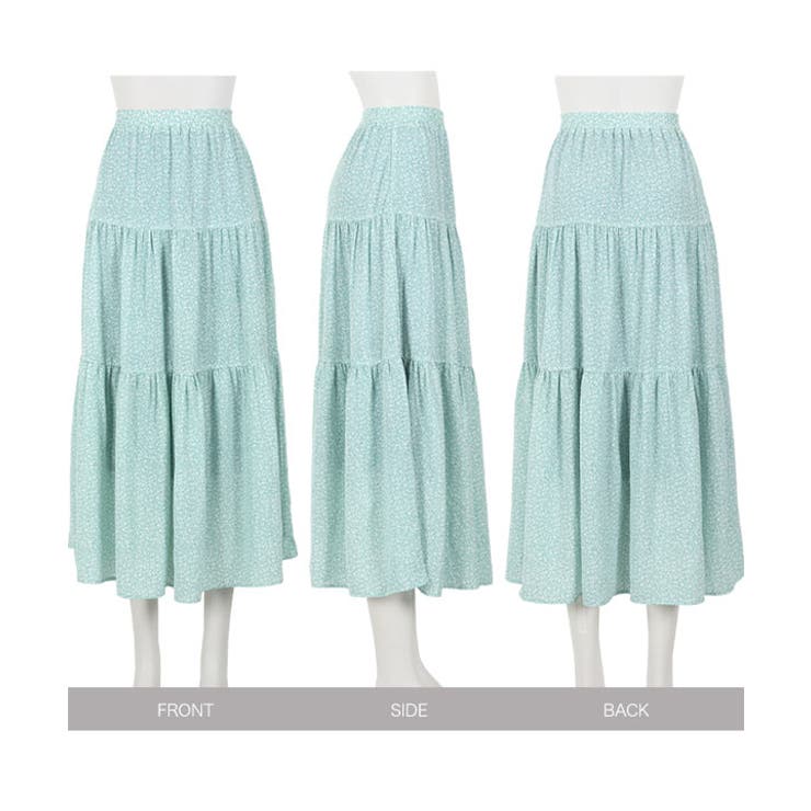 花柄ティアードスカート [M3299] レディース | KOBE LETTUCE | 詳細画像12 