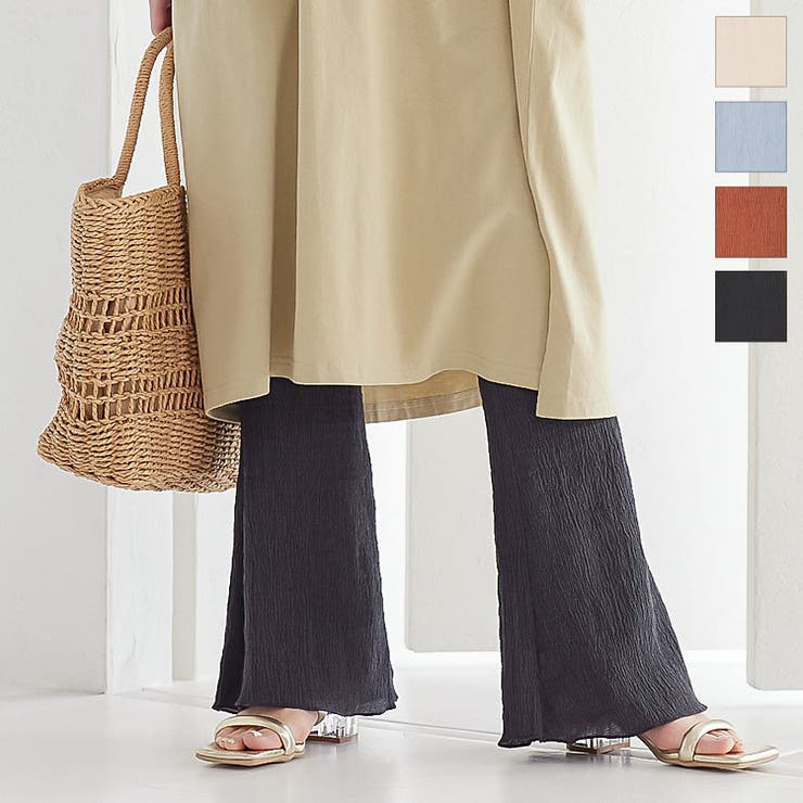 楊柳セミフレアパンツ [M3335] レディース | KOBE LETTUCE | 詳細画像1 