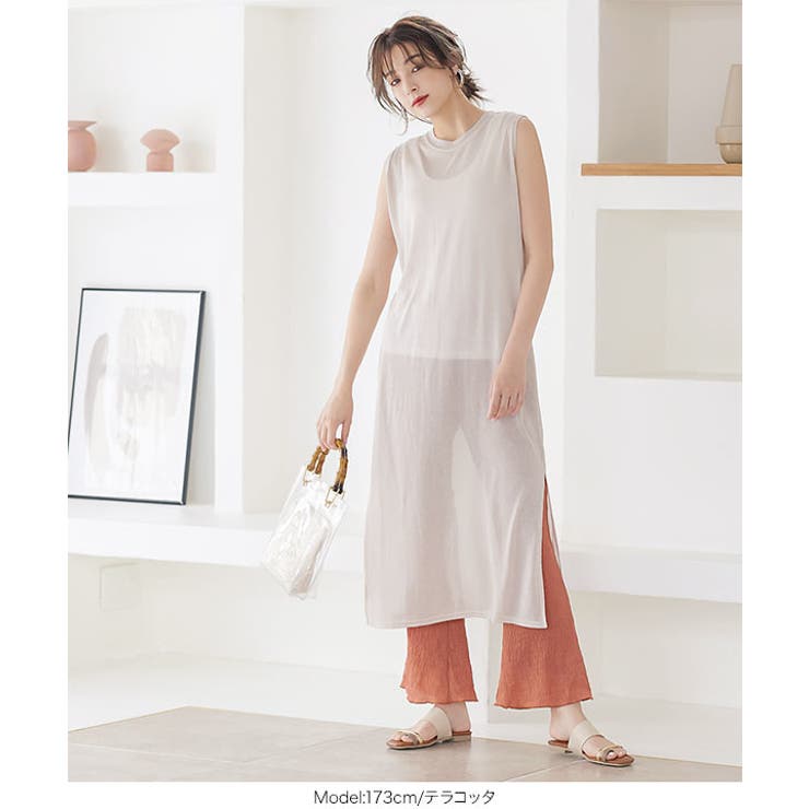 楊柳セミフレアパンツ [M3335] レディース | KOBE LETTUCE | 詳細画像7 