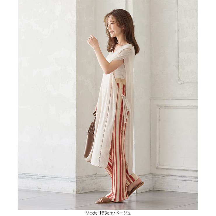 マルチストライプニットパンツ レディース ボトムス | KOBE LETTUCE | 詳細画像6 