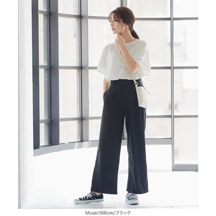 裾ベルト2wayパラシュートパンツ レディース ボトムス[品番