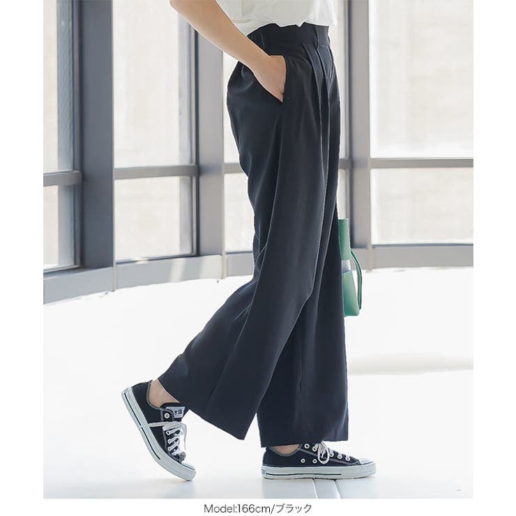 裾ベルト2wayパラシュートパンツ レディース ボトムス[品番