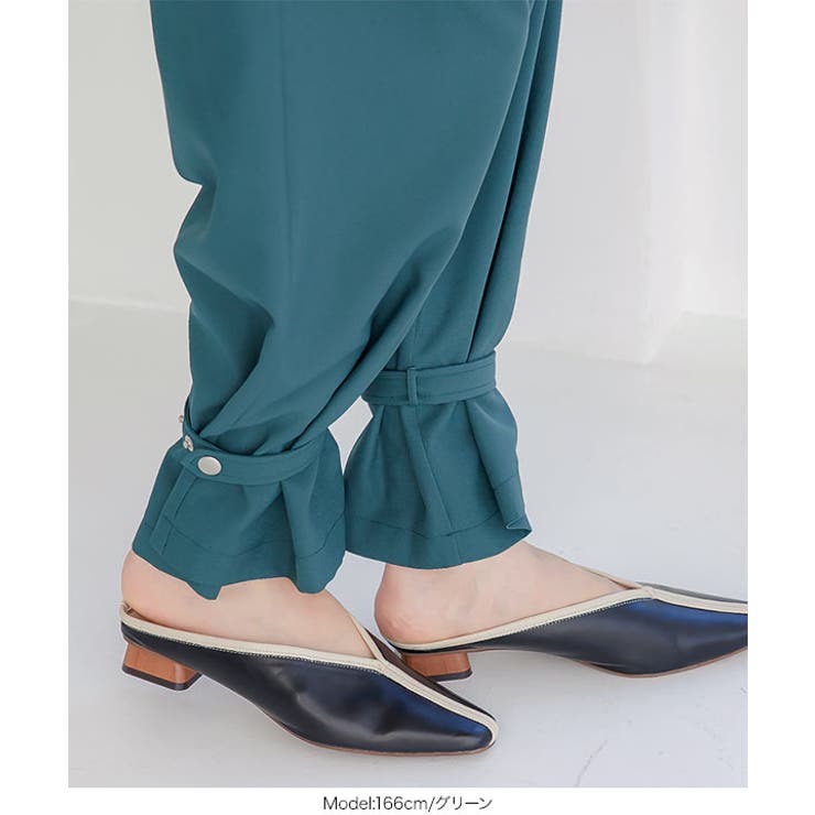 裾ベルト2wayパラシュートパンツ [M3381] レディース | KOBE LETTUCE | 詳細画像12 