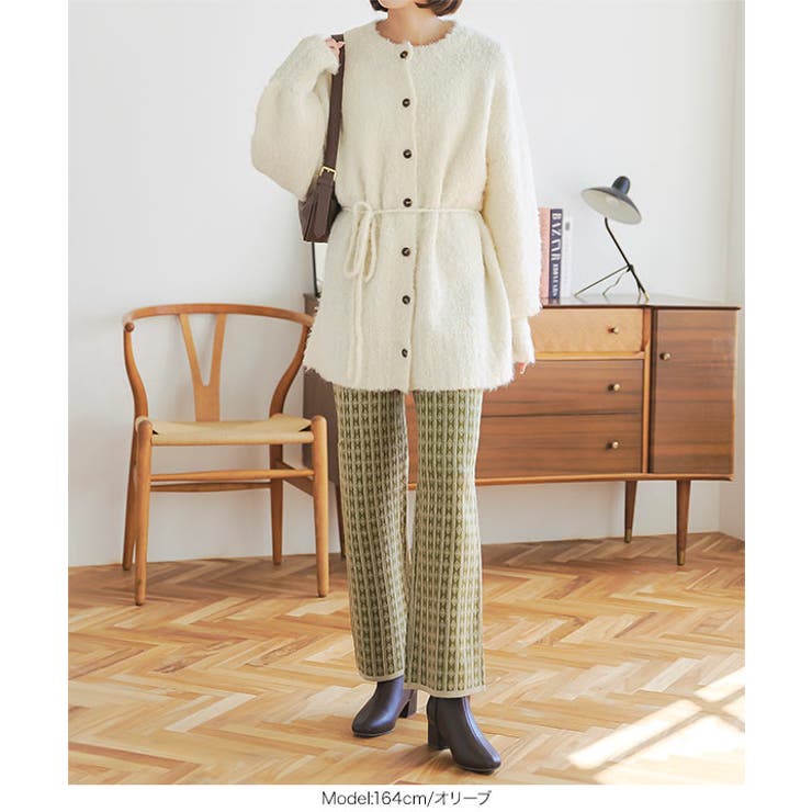 GOODENOUGH シャドウストライプチノパンツ ベージュ M BOSS - スリムフィット チノ ストレッチコットンギャバジン