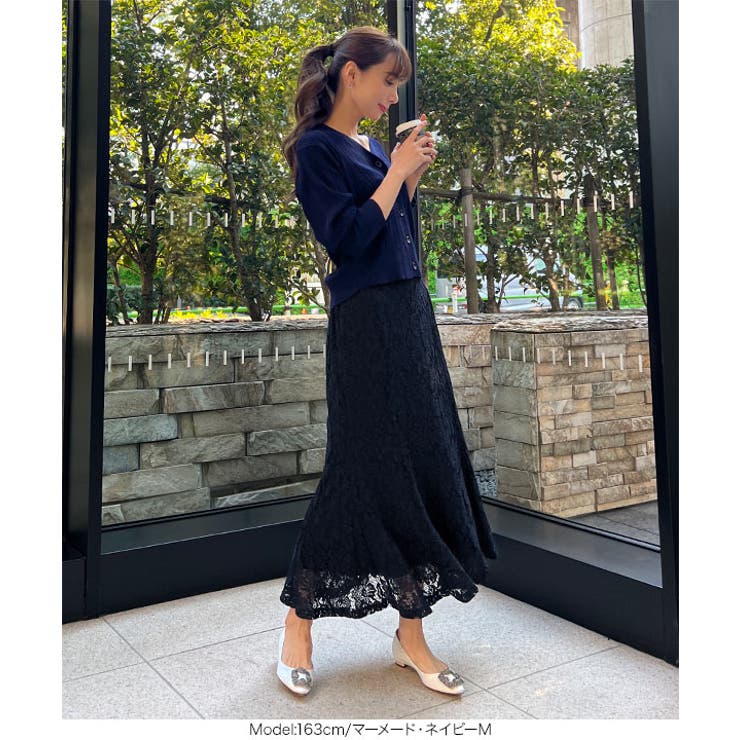 [ 岡部あゆみさんコラボ ]選べる2タイプレーススカート［M3441］ | KOBE LETTUCE | 詳細画像30 